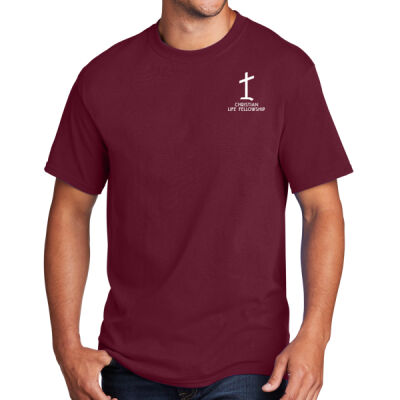 Adult T-Shirt - CLF Church - White Print Thumbnail